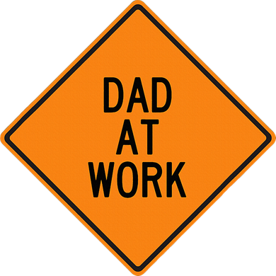  Funny Design Dad at Work Warning Women's Tank Top