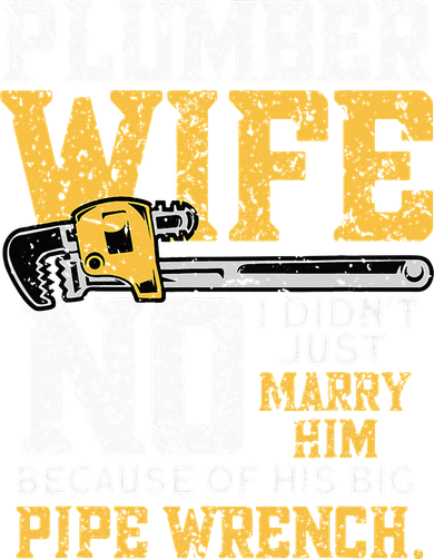 Funny Design For Plumber Wife Plumbing Pipefitters Plumber Kids Hoodie