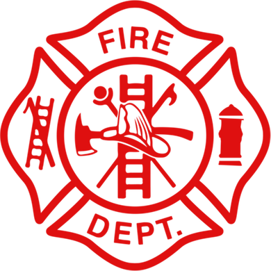Fire Departt Fire Firefighter Emblem Halloween Costume Gift Kids T-Shirt