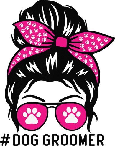 Funny Dog Groomer Grooming Pet Stylist Lady Tank Top