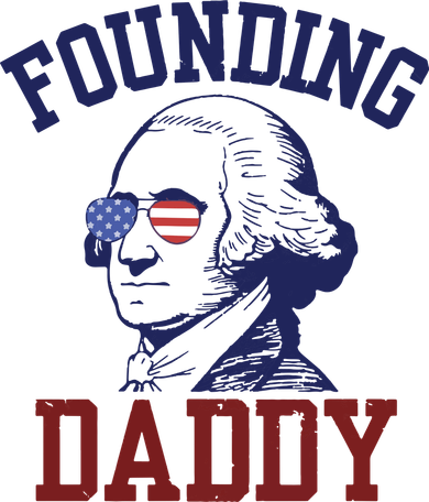 Founding Daddy George Washington Baby Bodysuit