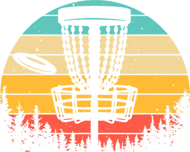 Funny Disc Golf Art For Vintage Disc Golfer Lovers Women's Dry Zone Grid Polo