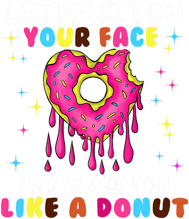 Funny Donut Inappropriate For Adult Humor Golf Towel