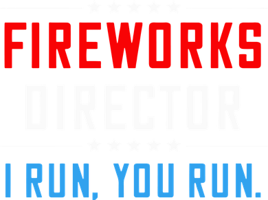 Fireworks Director I Run You Run Toddler Hoodie