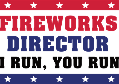 Fireworks Director I Run You Run | 4th Of July Hooded Wearable Blanket