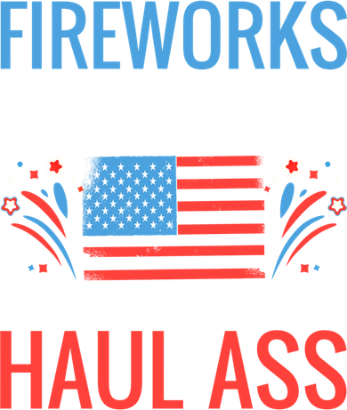 Fireworks Director If I Run You Better Haul Ass 4th Of July Cute Gift Kids Sweatshirt