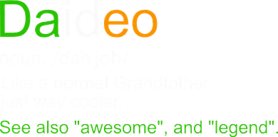 Funny Daideo Ireland Grandfather Grandpa Definition Coaster