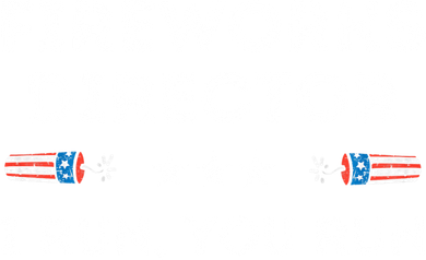 Fireworks Director I Run You Run Funny 4th Of July Patriotic Great Gift Kids T-Shirt