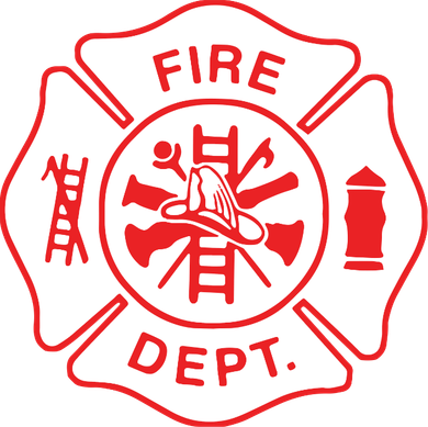 Fire Department Logo Uniform Fireman Symbol Firefighter Gear Doggie Tank