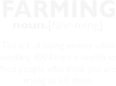 Farming Definition Noun Gift Funny Farmer Ornament