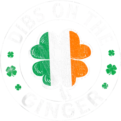 Funny Dibs On The Ginger St Patricks Day Shamrock Doggie Tank
