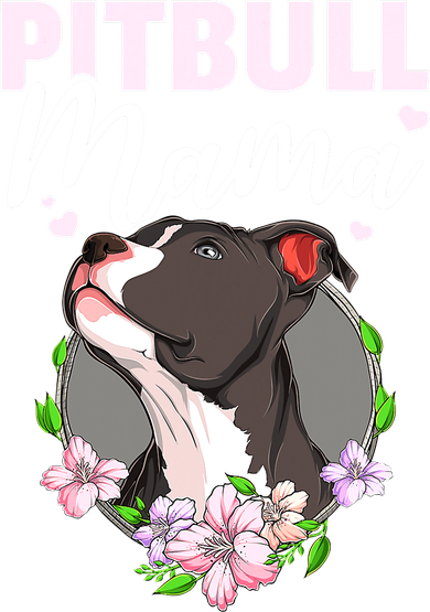 Funny Dog Pitbull Pittie Pitbull Mama Baby Bodysuit