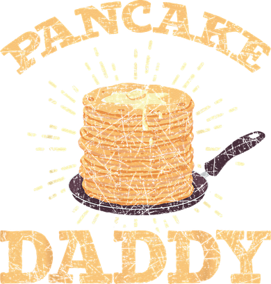 Fathers Day Pancake Daddy Pancake Chef Dad Foodie Pancake Women's Dry Zone Grid Polo