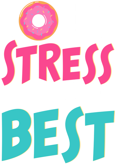 Funny Donut Stress Just Do Your Best School Testing T-Shirt