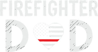 Firefighter Dad Support The Thin Red Line USA Flag Kids T-Shirt