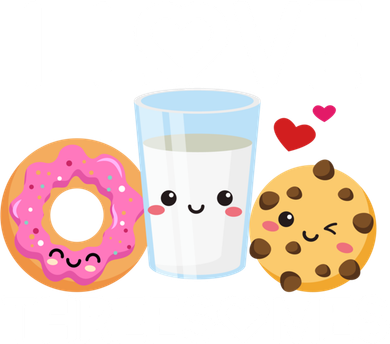 Funny Donut Valentine's Day I Love Threesomes Adult Humor Gift Golf Towel