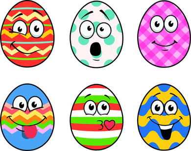 Easter Eggs Funny Emoji's Women's T-Shirt