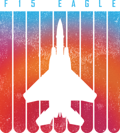 F-15 Eagle Jet Fighter Retro T-Shirt