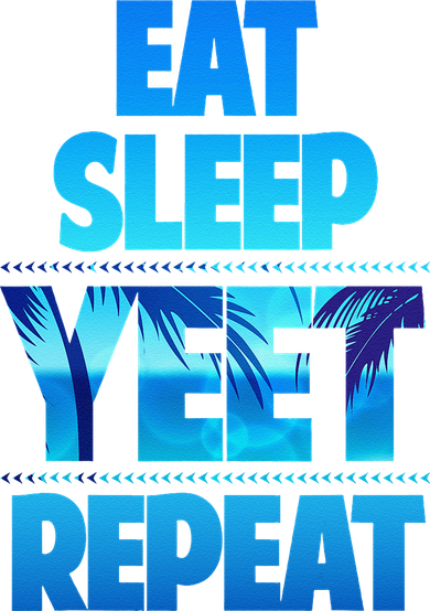 Funny Eat Sleep Yeet Repeat Vintage Gift Doggie Tank