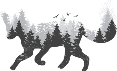 Forest Fox Animal Kids Sweatshirt
