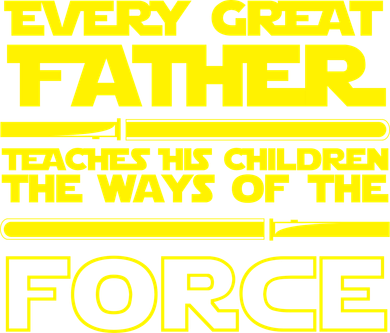  Father Teaches The Ways Of The Force Doggie Tank