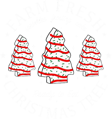 Farm Fresh Christmas Tree Cakes Funny Tree Farm Xmas Pajamas Coaster