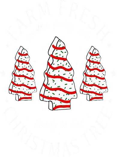 Farm Fresh Christmas Tree Cakes Funny Tree Farm Xmas Pajamas Women's Sweatshirt