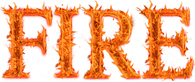 Flaming Fire Kids Sweatshirt