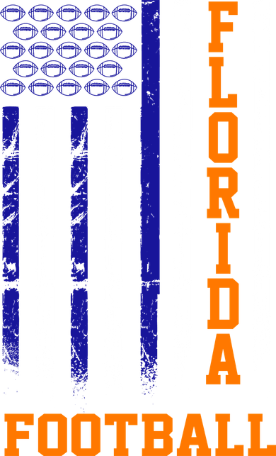 Florida Football Fan American Flag Coffee Mug