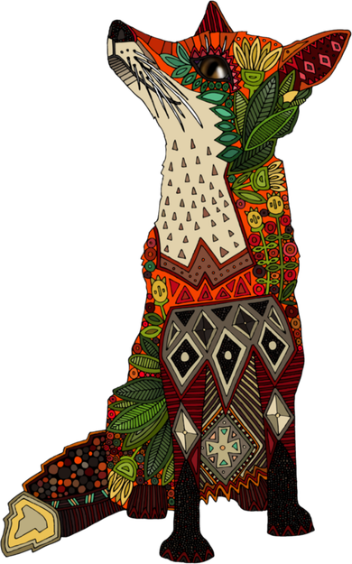 Floral Fox Women's Sweatshirt