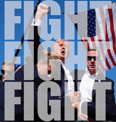 Fight Fight Fight Donald Trump 2024 Usa Election Coaster