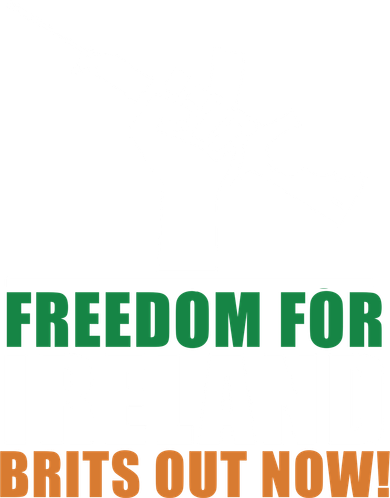 Freedom For Ireland Brits Out Now Golf Towel