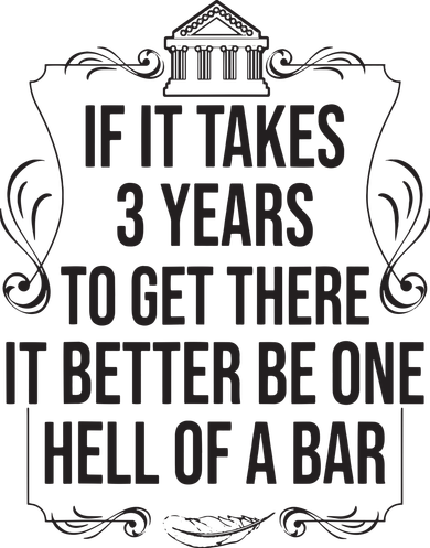 Funny Future Lawyer Student Gift Cute Law School Bar Exam Mousepad