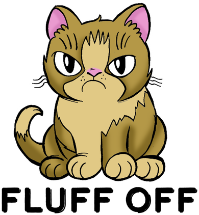 Fluff Off Funny Cat Doggie Tank