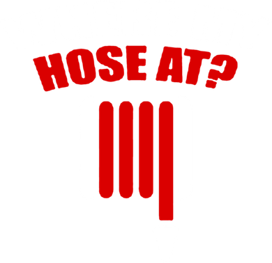 Funny Firefighter Plumber Where My Hose At Gift Kids T-Shirt