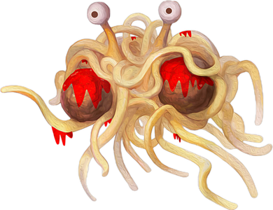 FSM Flying Spaghetti Monster Funny Pastafarian Atheist Bucket Hat
