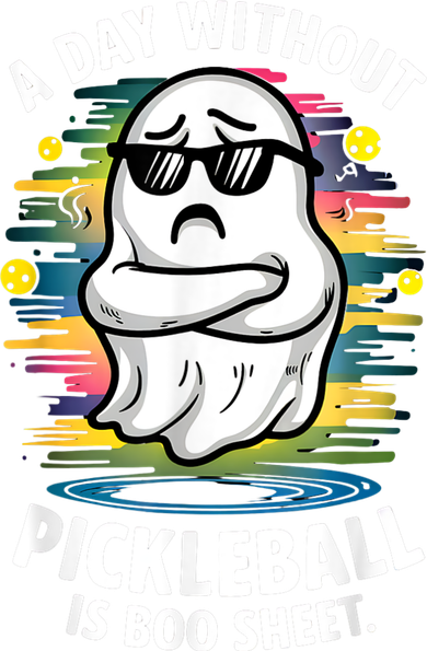 Funny Ghost A Day Without Pickleball Is Boo Sheet Hat