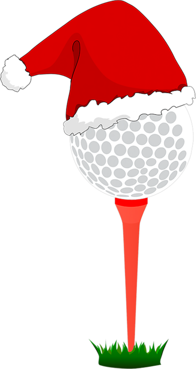 Funny Golfing Christmas Tee Holiday Golf Ball Toddler Hoodie