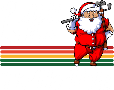 Funny Golfing Christmas Tee Holiday Golf Ball Santa Claus Meaningful Gift Golf Towel