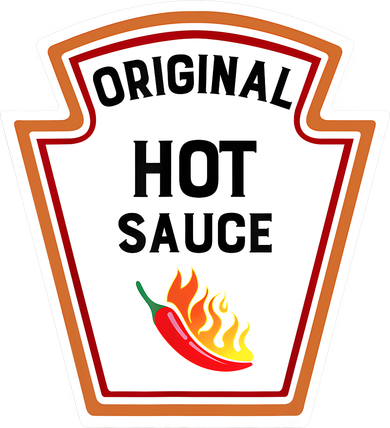 Funny Group Condiments Halloween Costume Original Hot Sauce Coaster