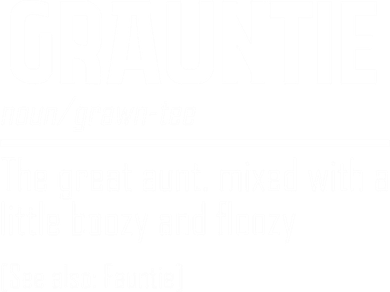 Funny Grauntie Definition Niece Nephew Aunt Auntie Gift Long Sleeve Shirt