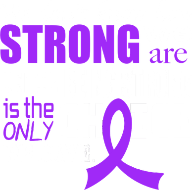 We Don't Know How Strong We Are Purple Ribbon Baby Bodysuit