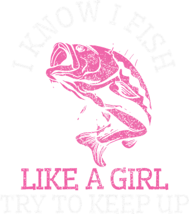 Fishing Girl Funny Cute Fish Bass Fisherman Gift Button