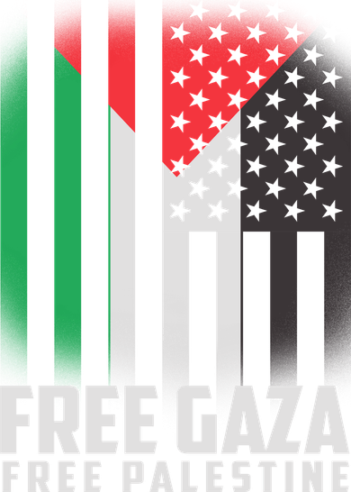 Free Gaza Free Palestine US Palestine Flag colors Women's Tank Top