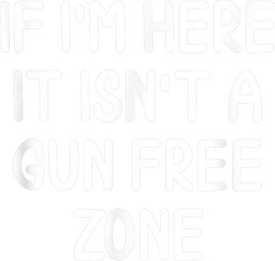 Funny Gun Free Zone . Joke Sarcastic Tee For Family Ornament