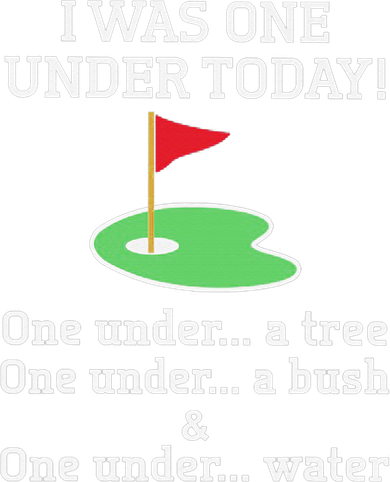 Funny Golf For  I Was One Under Golfing 11oz C Handle Ceramic Mug