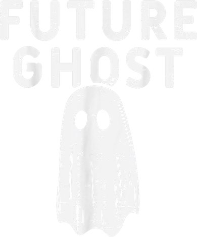 Future Ghost Funny Happy Halloween Costume Polo