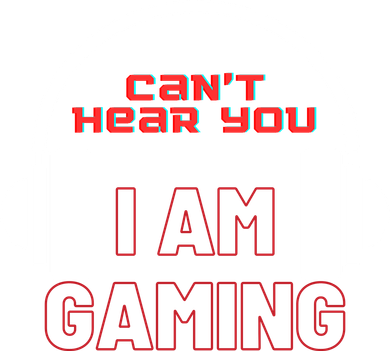 Funny Gamer Headset I Can't Hear You I'm Gaming Women's Sweatshirt