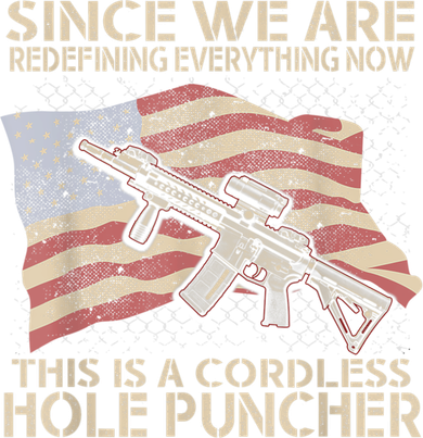 Funny Gun Is A Cordless Hole Puncher American Flag USA Guns Mousepad