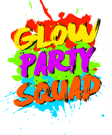 Funny Glow Party Squad Colorful Splash Retro Costume Party Gift Kids Sweatshirt